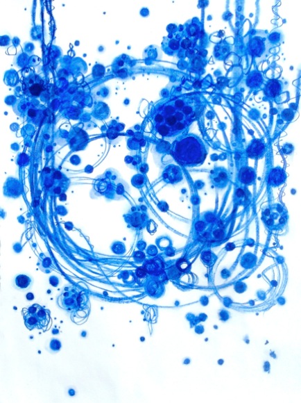 Untitled (Blue drawing)